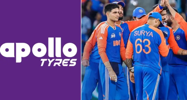 Apollo Tyres New Sponsor for India Cricket Team Jersey
